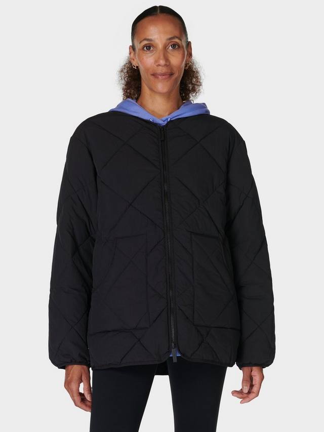 

На ходу стеганая куртка Sweaty Betty, черный