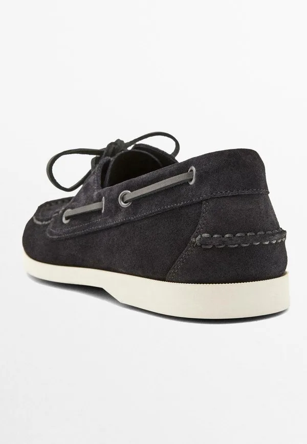 Лоферы Massimo Dutti, Mottled Dark Blue — фото 4
