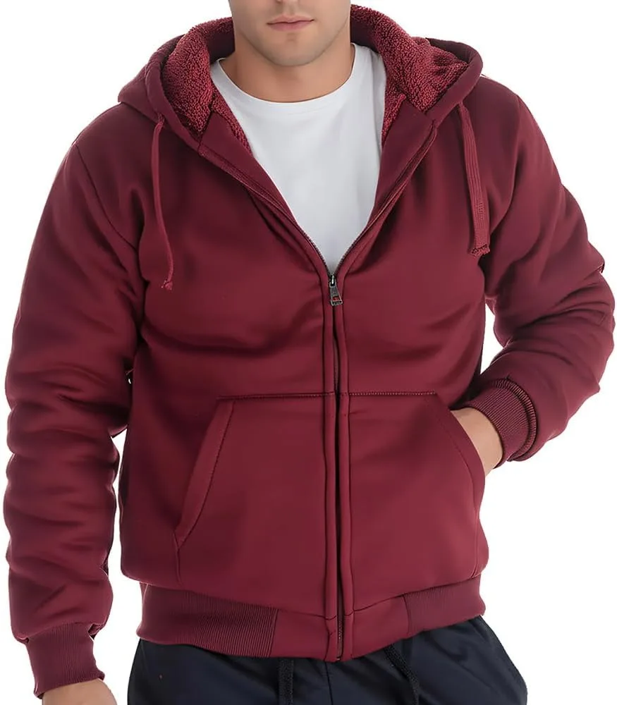 

Толстовка с капюшоном MINANUO на молнии, утепленная, с подкладкой из флиса Sherpa