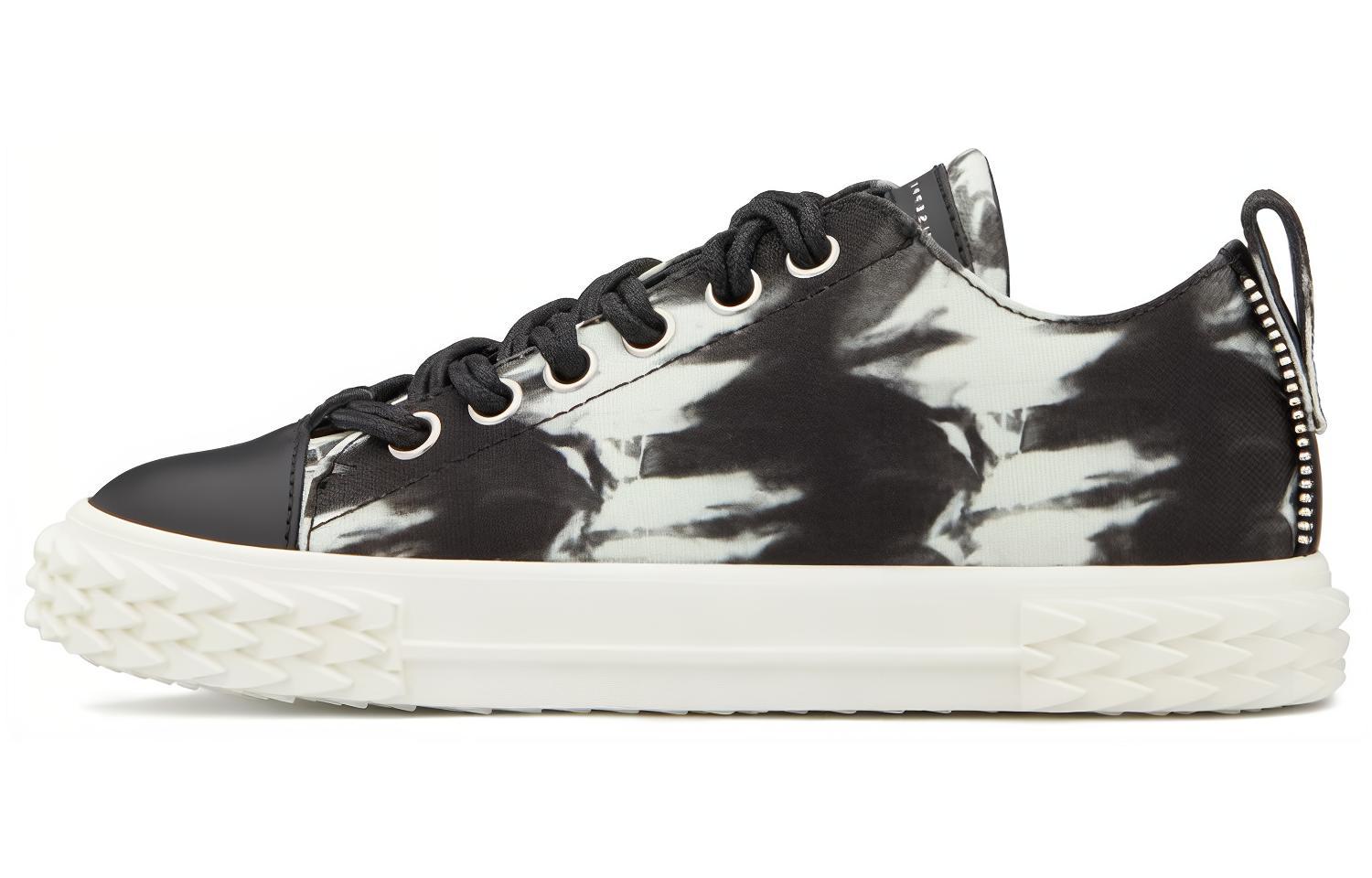 

Giuseppe Zanotti /GZ Blabber Low Top Стильные мужские кроссовки для скейтбординга, черно-белые