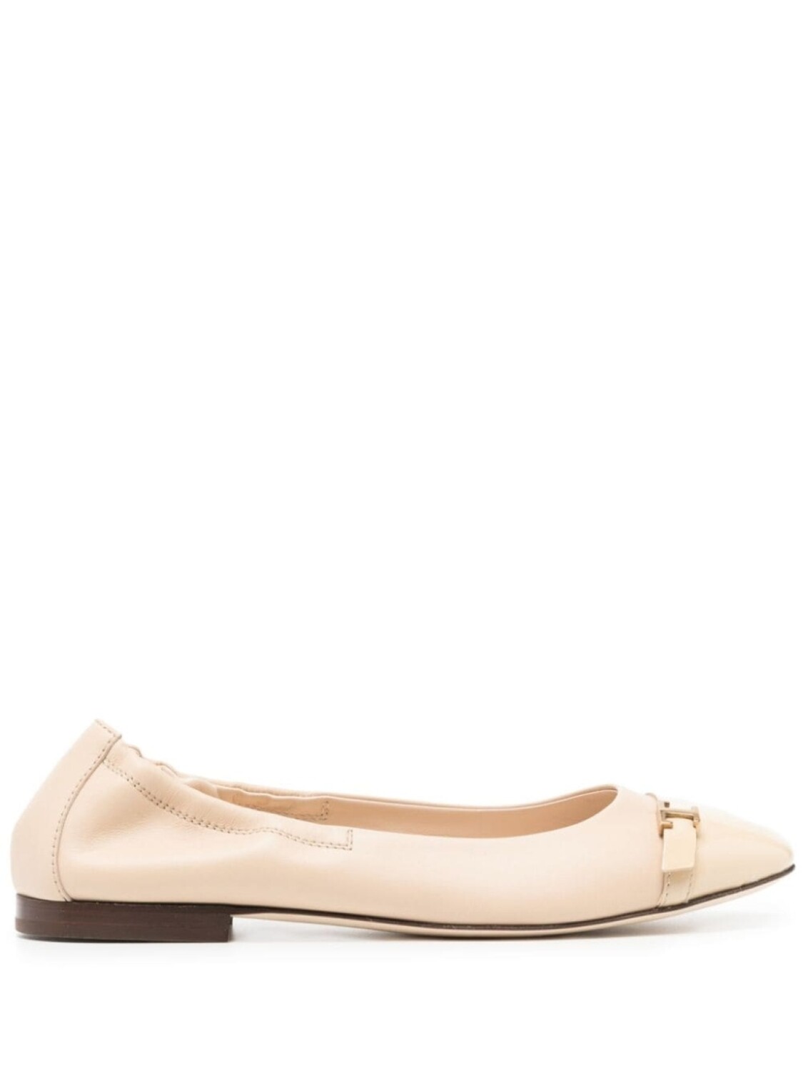 

Tod's балетки с логотипом, нейтральный цвет
