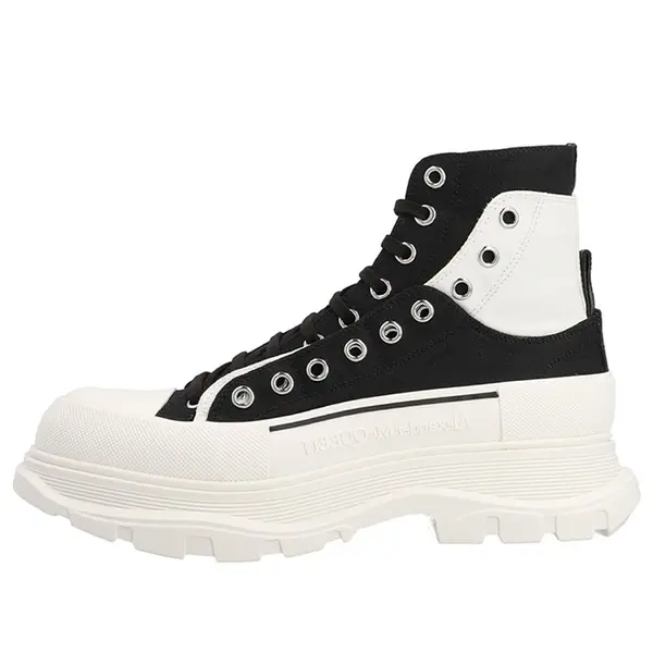

Кроссовки tread slick boots 'black white' Alexander Mcqueen, черный
