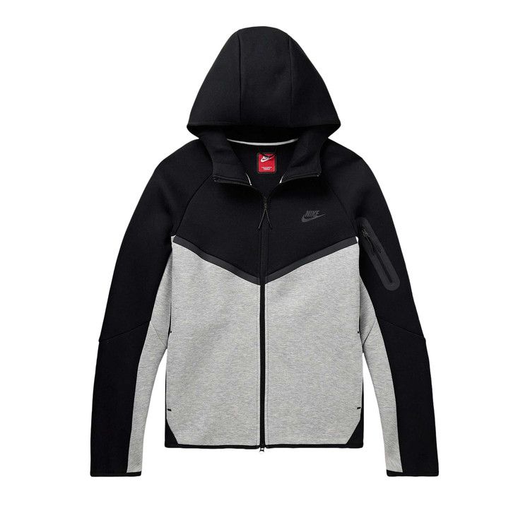 

Топ Nike Sportswear Tech Fleece Windrunner 'Black/Dark Grey Heather'