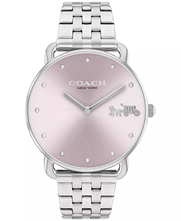 

Женские наручные часы Elliot из нержавеющей стали с серебристым покрытием, 36 мм COACH