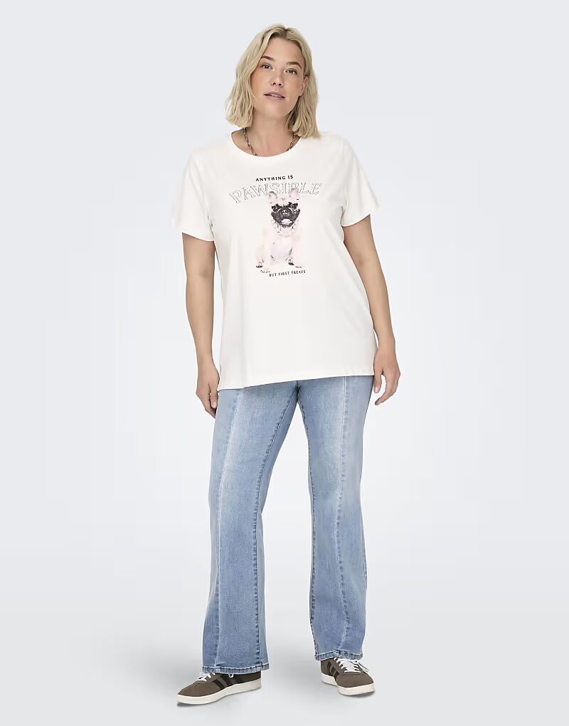 

Джинсы ONLY Curve Flared fit светло-голубого цвета