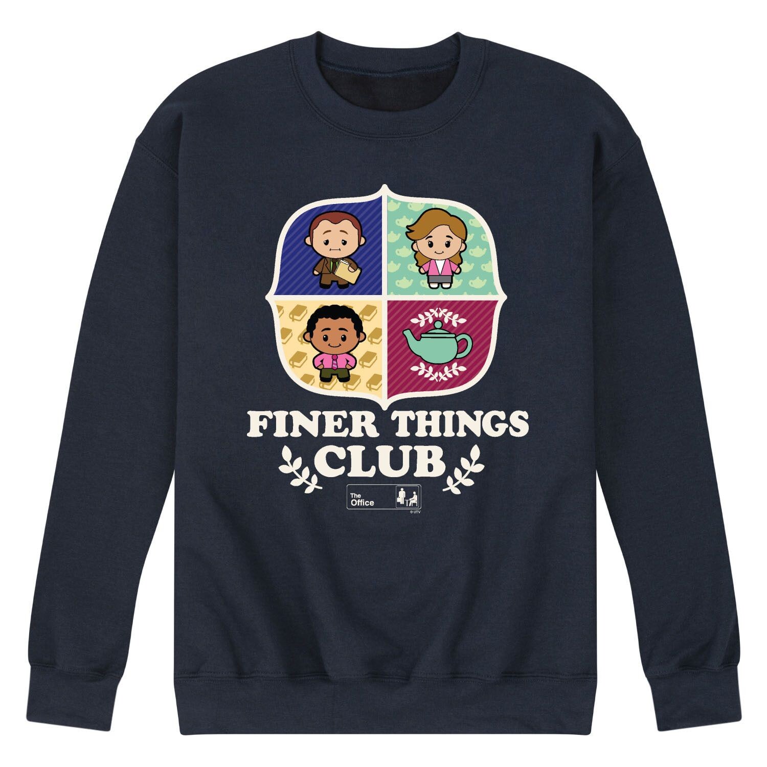 

Мужской флисовый свитшот The Office Finer Things Licensed Character