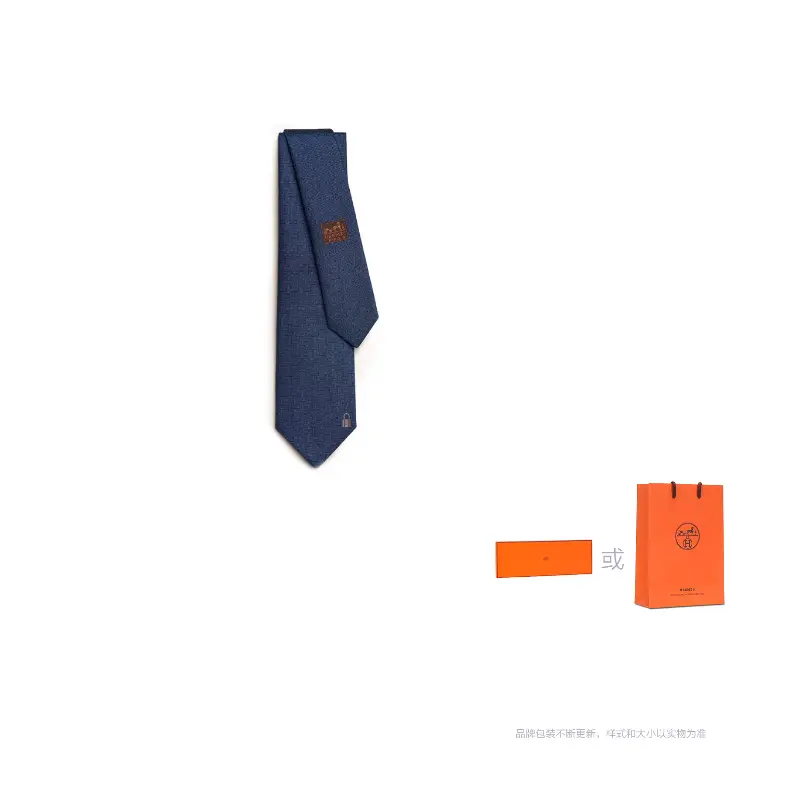 

HERMES Мужская булавка для галстука, Dark Blue