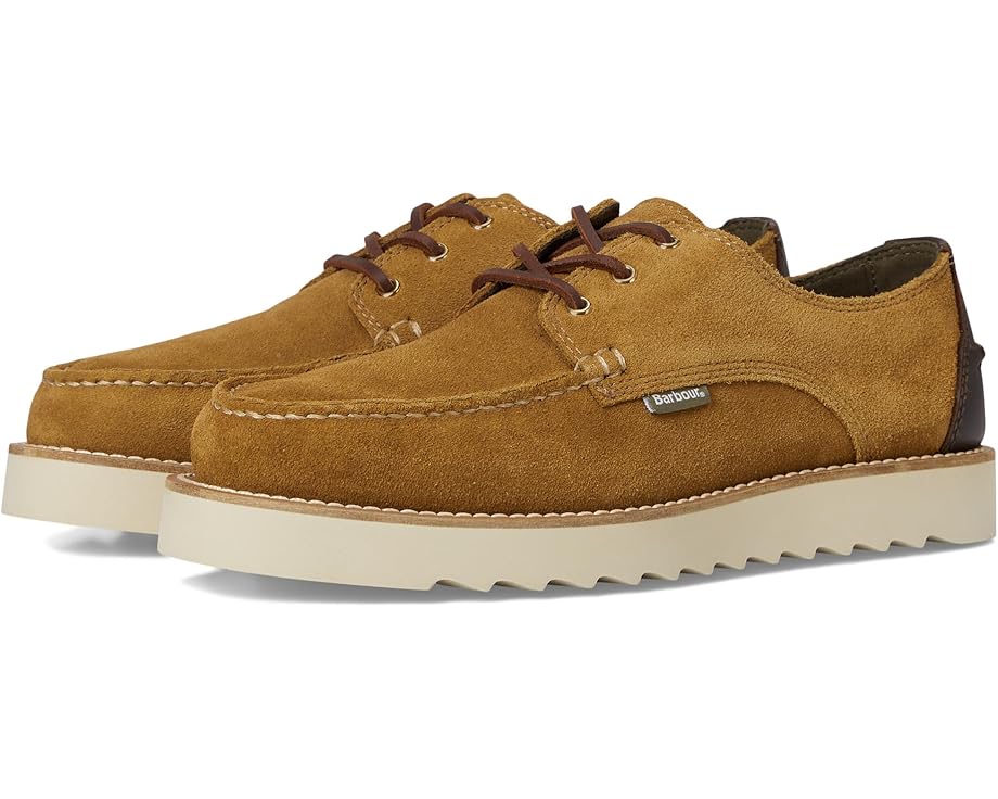 

Мужские лодочники Barbour Aydon Derby Shoe, Toffee Suede