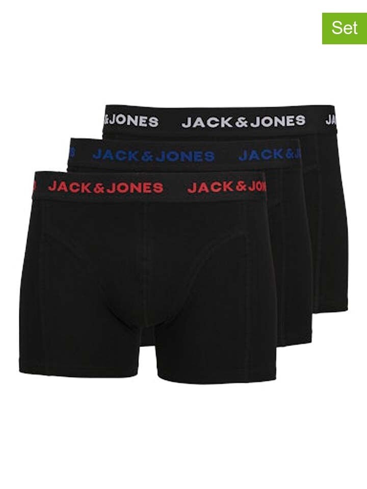 

Трусы боксеры Jack & Jones 3er-Set: Boxershorts, черный