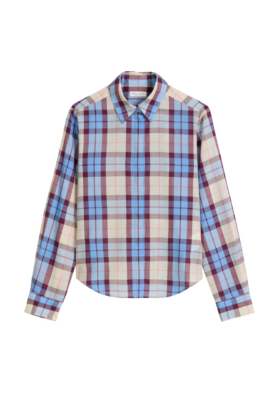 

Блуза Marc O'Polo aus Organic-Cotton-Lyocell-Mix, Royal Blue