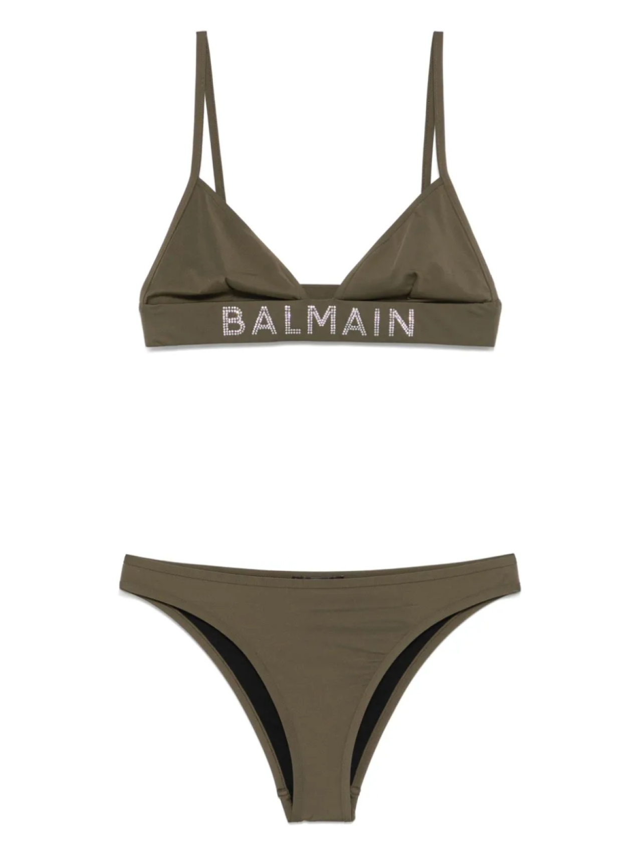 

Бикини с логотипом Balmain, зеленый
