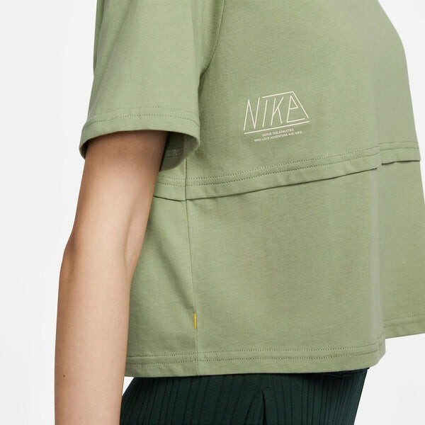 Футболка как w nsw ss top gcel Nike, зеленый — фото 3