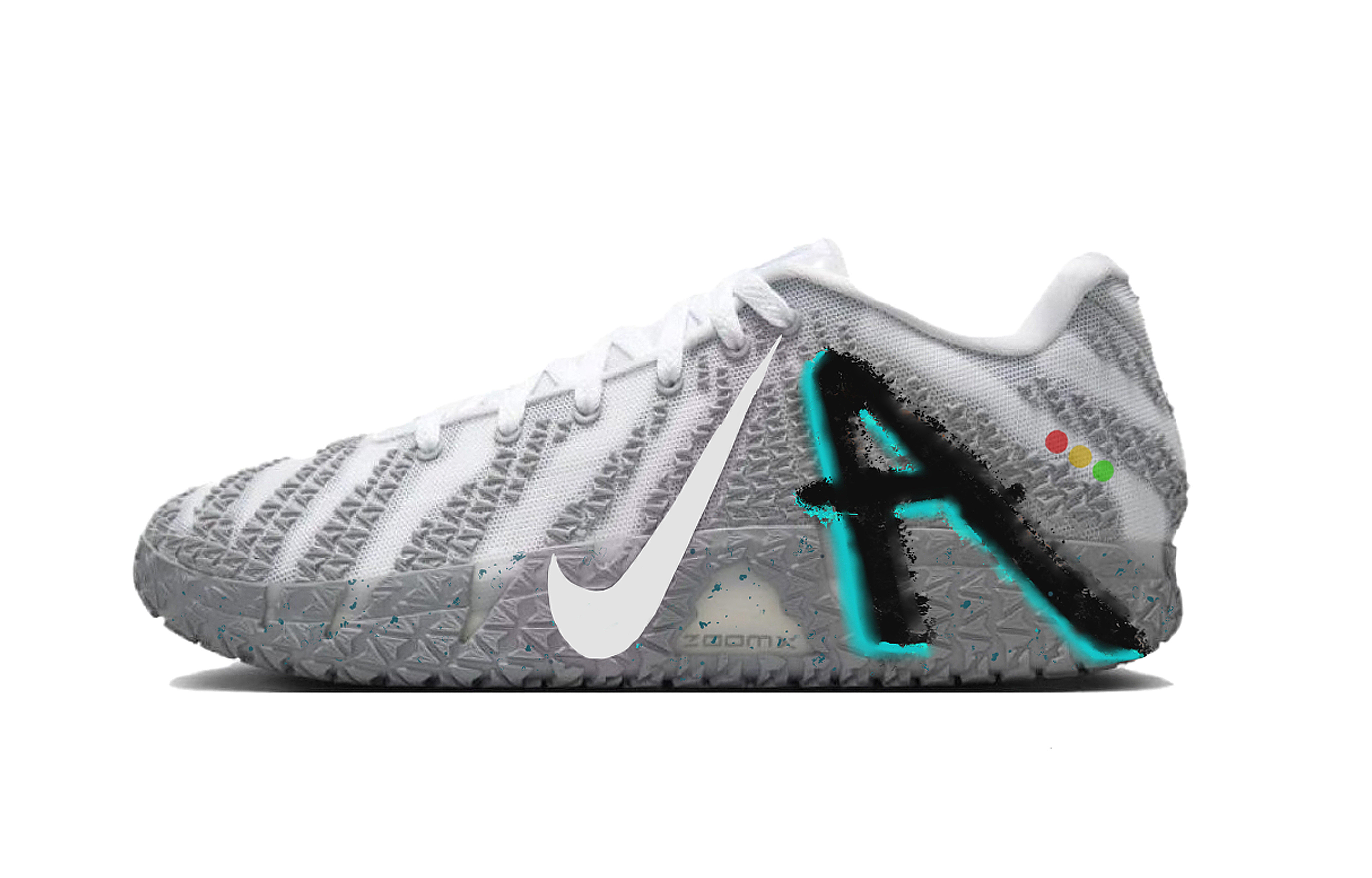 

Баскетбольные кроссовки Ja Morant 3 Back To Future Low, мужские, серые Nike, Gray