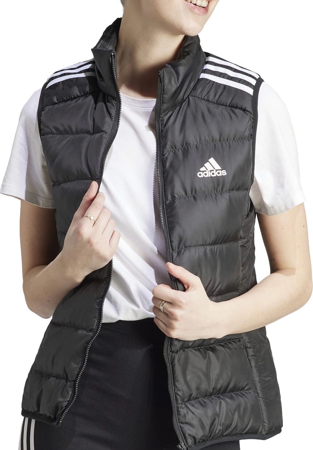 

Водоотталкивающий пуховик женский adidas, черный