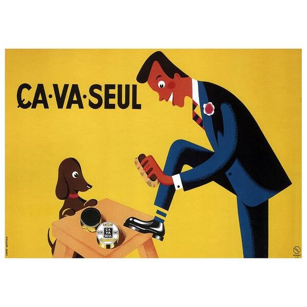 

Картина на холсте LegendArte Ça Va Seul, многоцветный