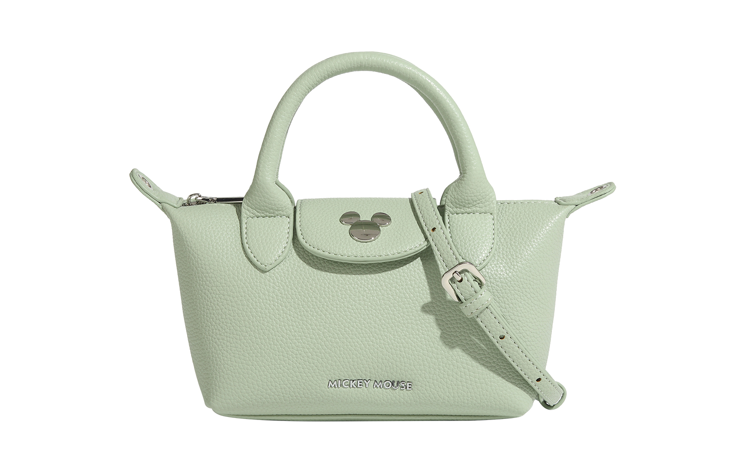 

Disney Микки серия ПУ наплечная сумка подмышечная дамская сумочка разноцветная, Mint Green
