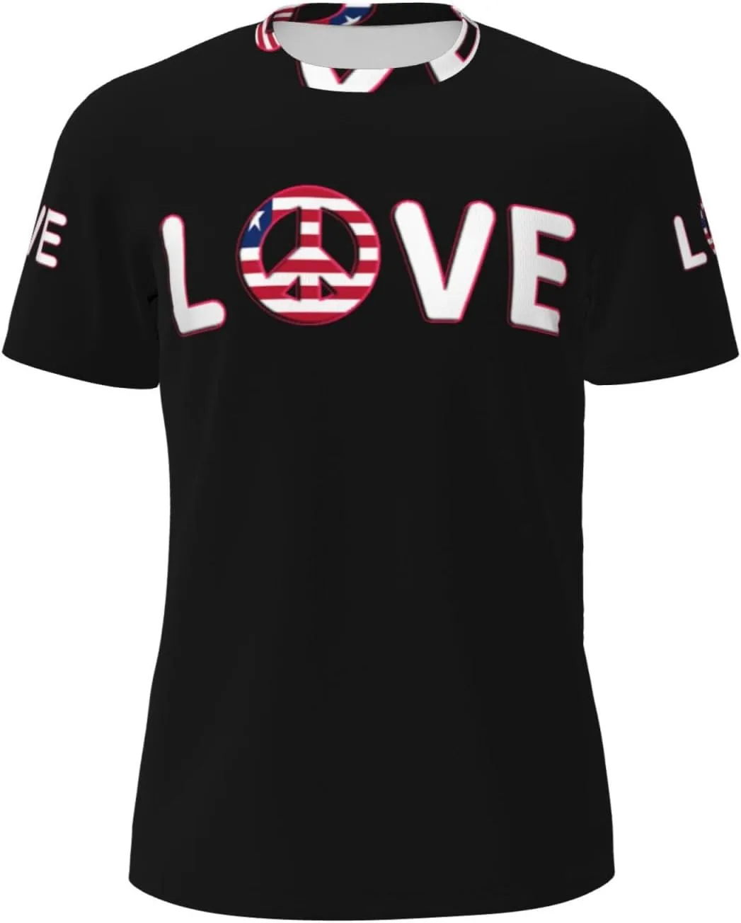 

Мужская футболка с коротким рукавом из сетчатой ткани Quick-Dry