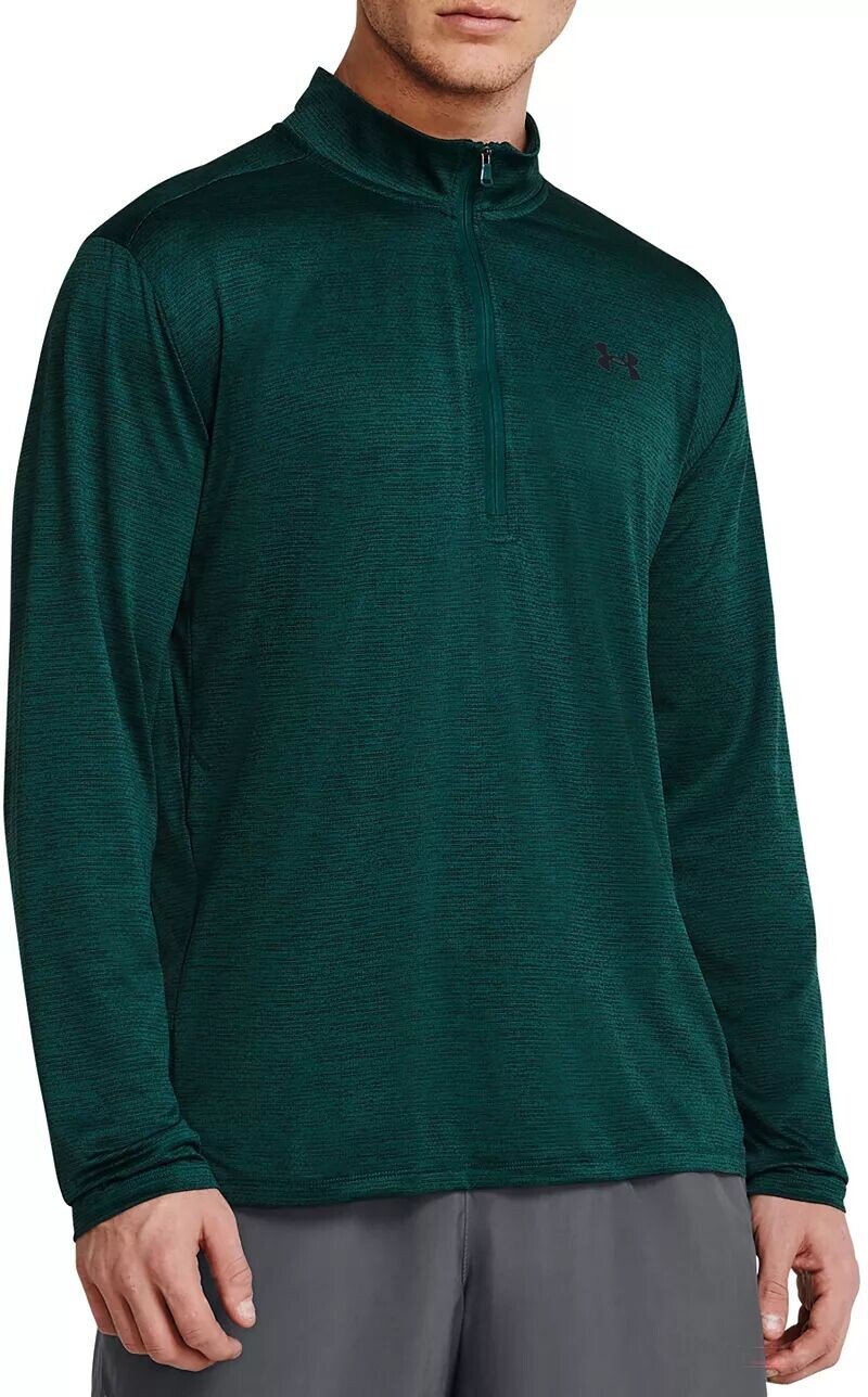 

Мужской пуловер с молнией 1/2 Under Armour Tech Vent, бирюзовый