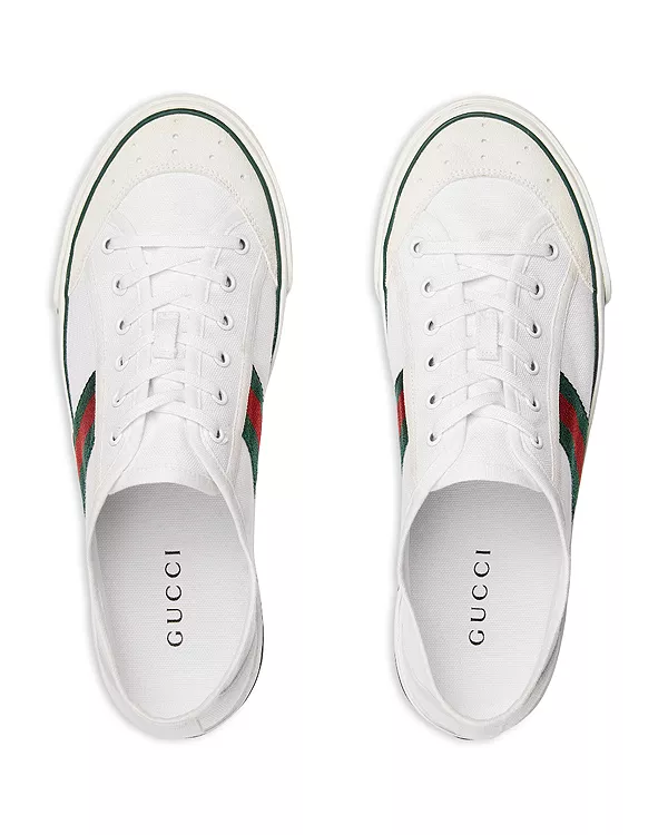 Мужские теннисные кроссовки 1977 года Gucci, белый — фото 2