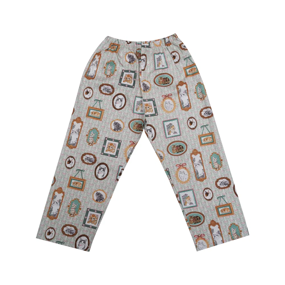 Детская пижама New Vintage Cats с длинным рукавом из тенселя и модала от Irusida — фото 3