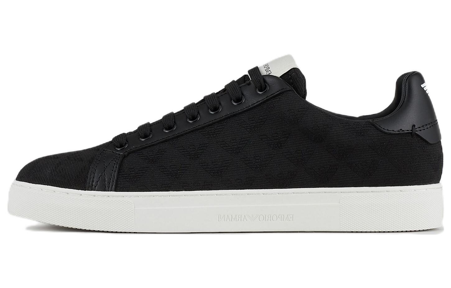 

Кроссовки Emporio Armani Skateboarding, черный/белый