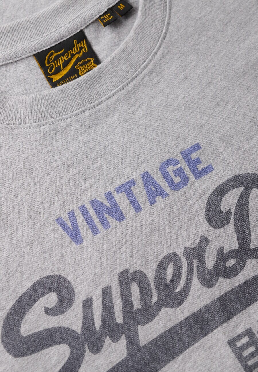 Классическая футболка Superdry Shirt, цвет grey/anthracite — фото 4