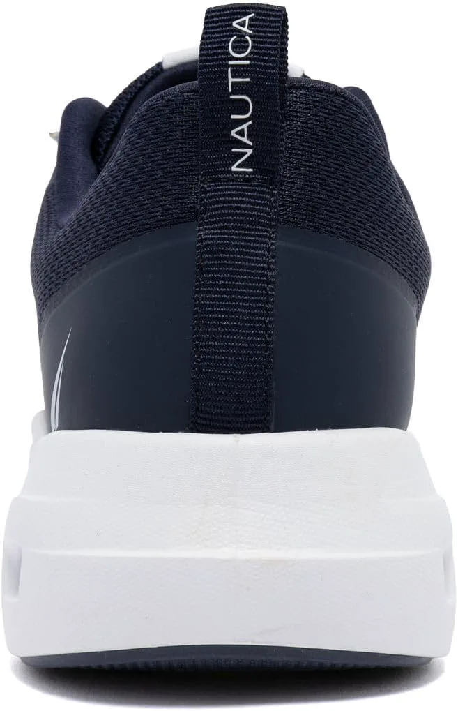 Мужские кроссовки Nautica для бега, спортивные, модные, с шнуровкой, мягкие для тренировок, тенниса - с амортизацией, дышащие, легкие и удобные, белый — фото 4