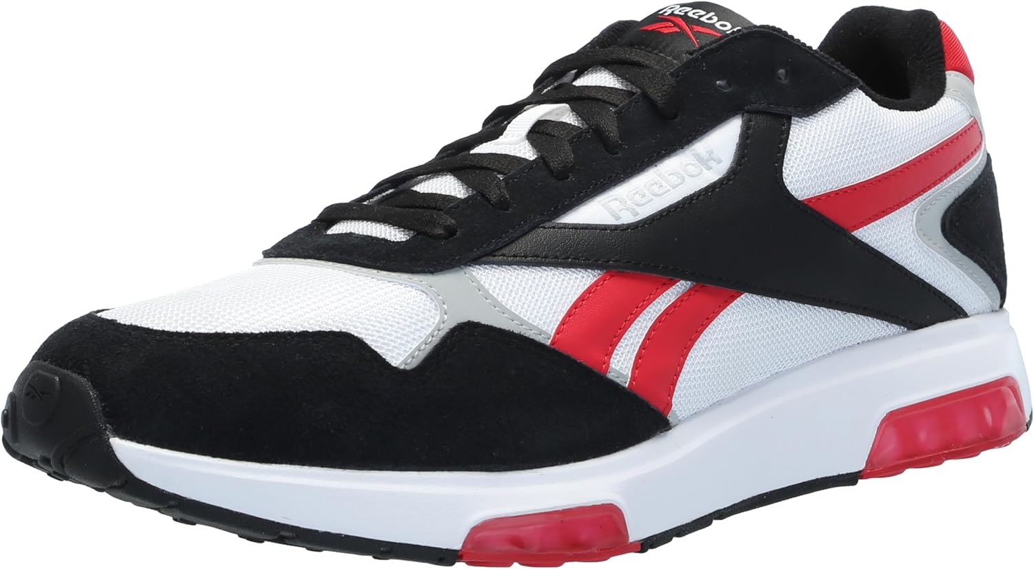 

Кроссовки Reebok Unisex-Adult Glide DMX, белый/черный/красный