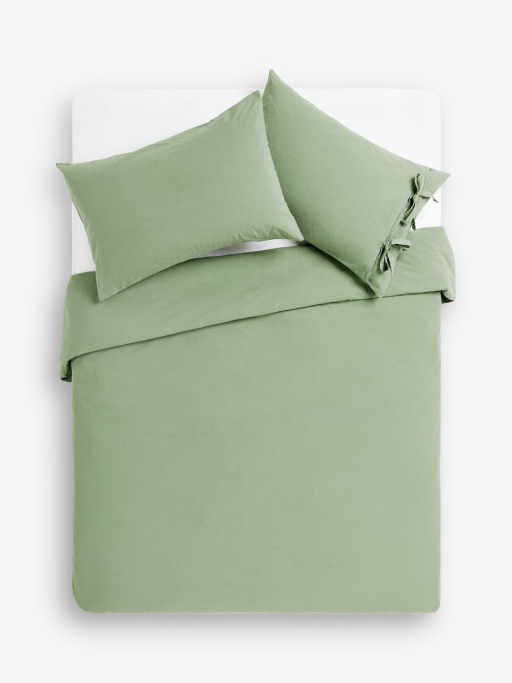 

Двойной пододеяльник John Lewis Bow, зеленый