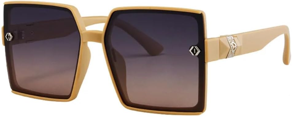 

Модные поляризованные солнцезащитные очки в крупной оправе для мужчин и женщин, солнцезащитные очки с линзами HD TAC для женщин, защита от ультрафиолета UV400 JWMSXYQR, 4