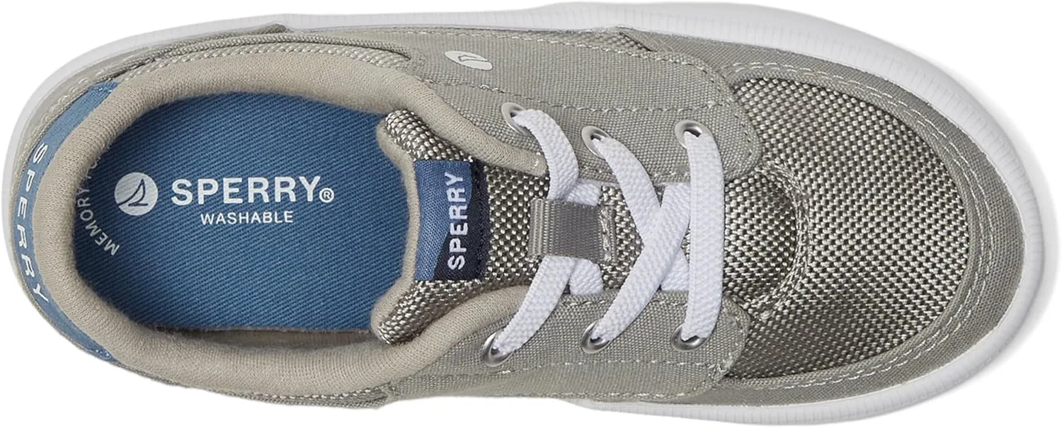 Кроссовки Sperry Unisex-Child Boardwalk для детей, моющиеся, серый — фото 2