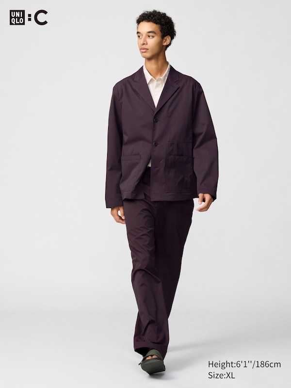 

Легкие рабочие брюки Uniqlo, фиолетовый