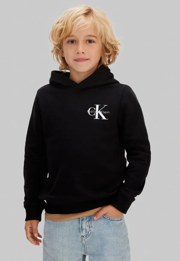 Худи унисекс с монологотипом на груди Calvin Klein Jeans, Black