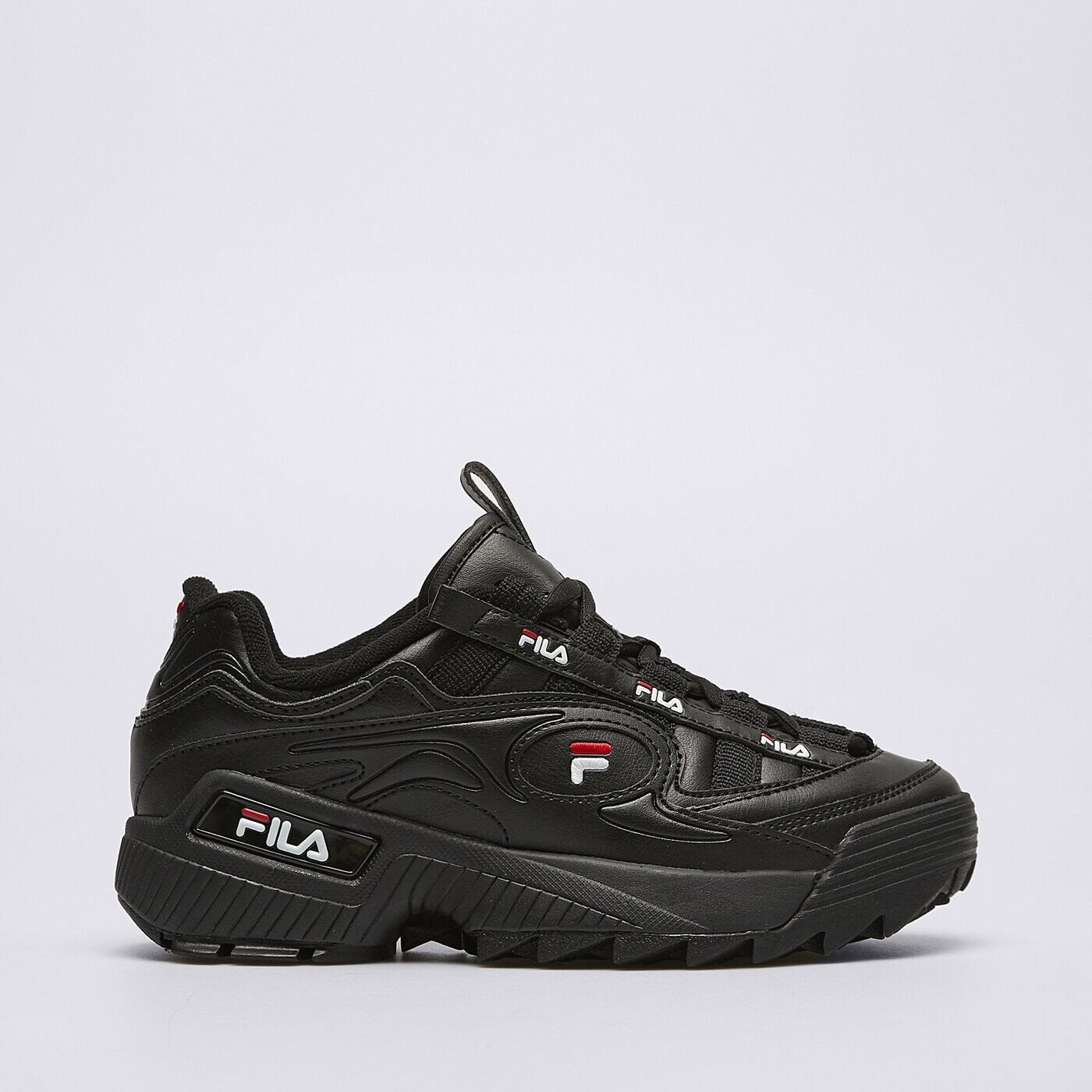 Кроссовки Fila с логотипом, черный