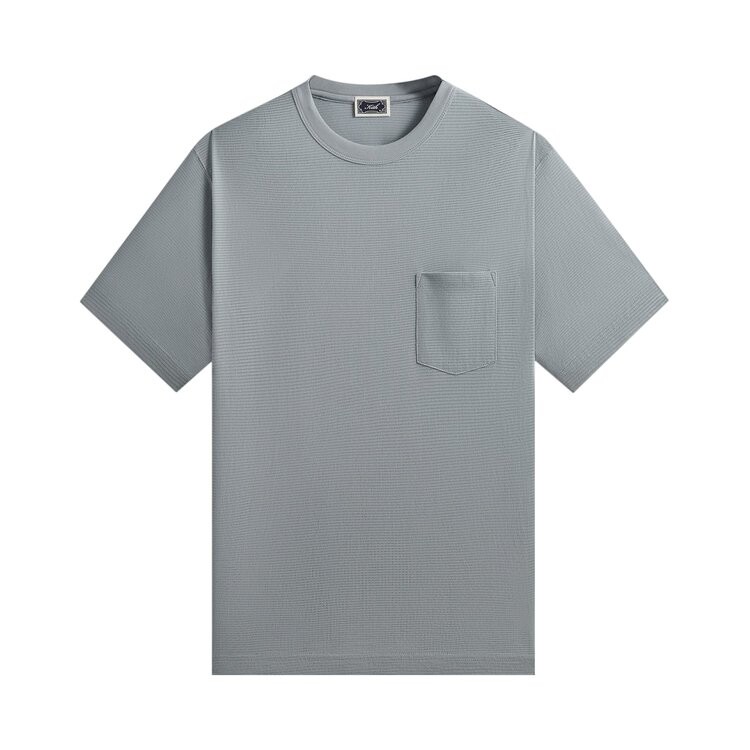 

Футболка Kith Pointelle Mesh Leonard Pocket Tee, синий