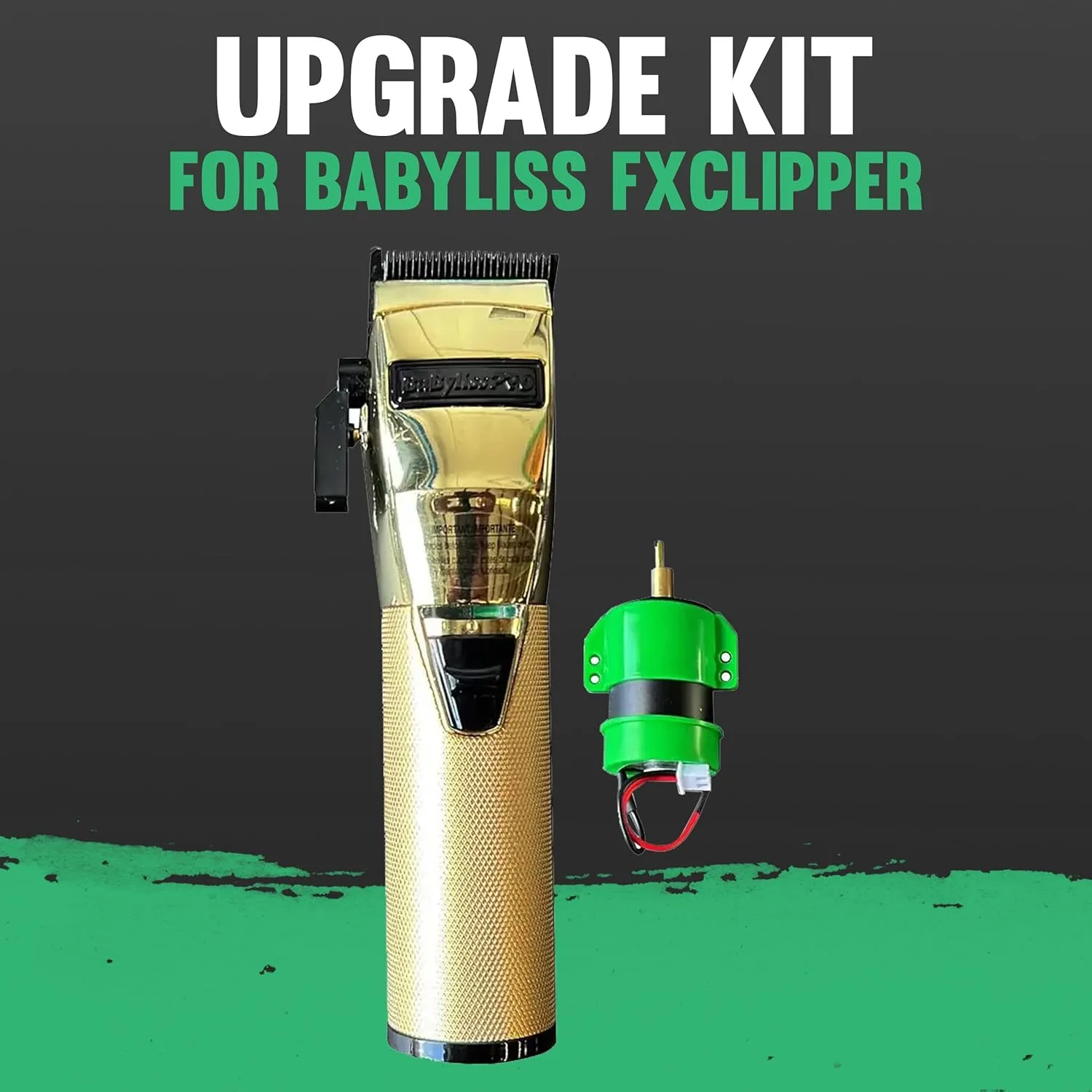 Комплект для модернизации двигателя и аккумулятора Tomb 45 для Babyliss FxClipper, Black — фото 4