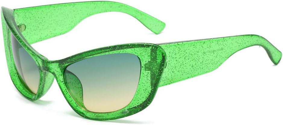 

Модные солнцезащитные очки «кошачий глаз» для женщин и мужчин, с разноцветными градиентными линзами, винтажная оправа, очки с защитой от ультрафиолета UV400 HVTVTLA, C3