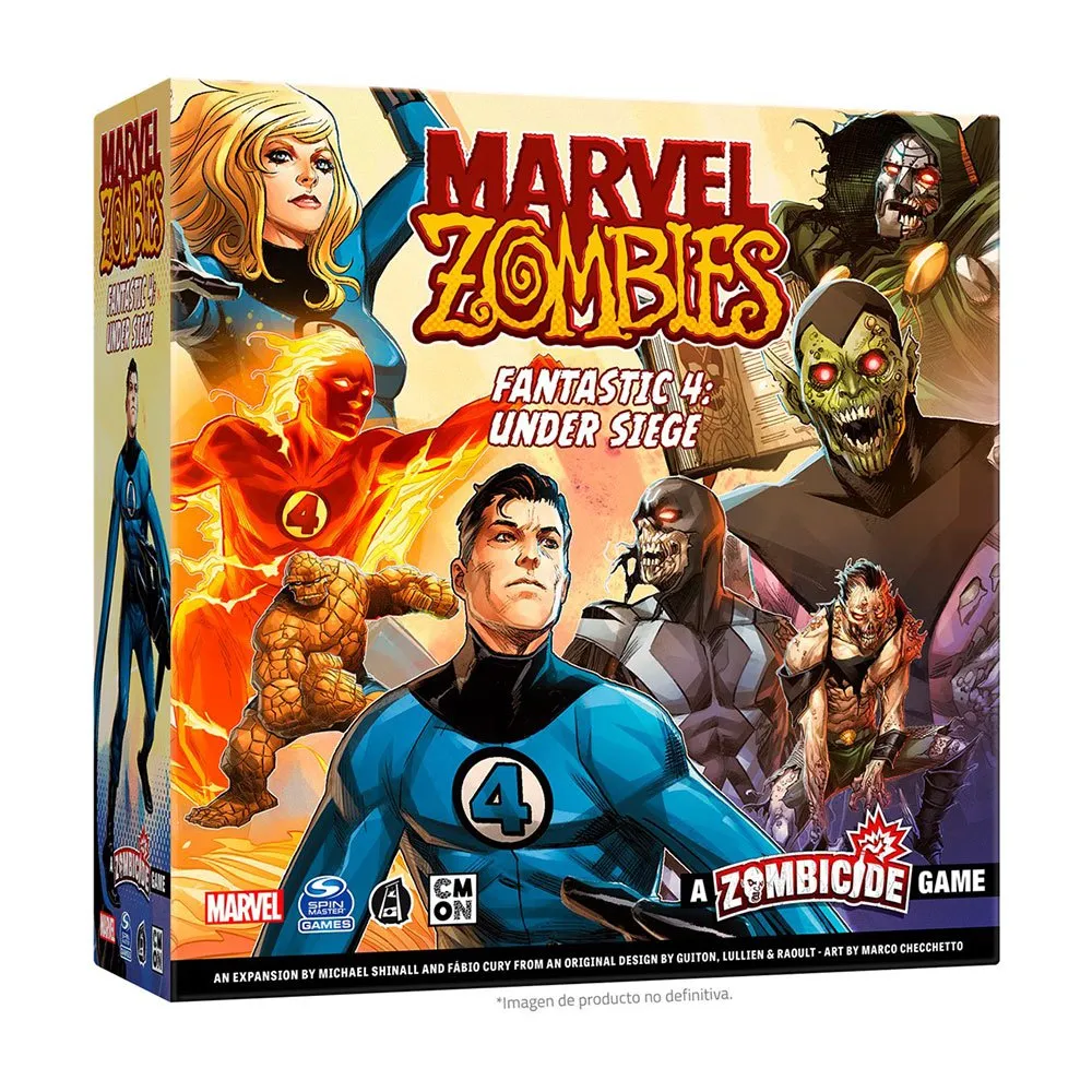 

Настольная игра Asmodee Marvel Zombies: Fantastic 4 Under Siege Pegi, прозрачный