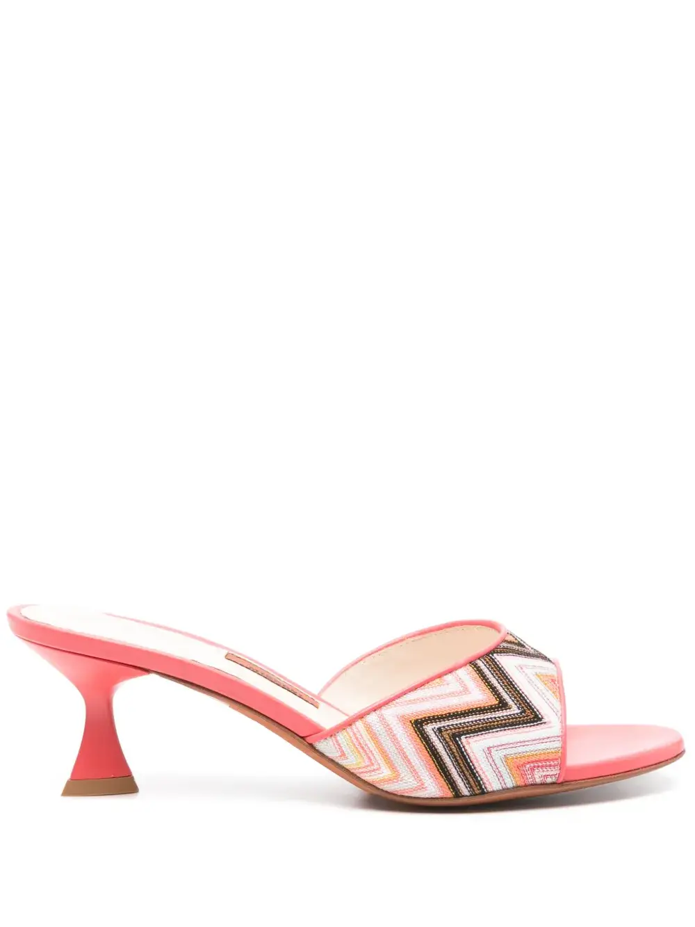 Мюли с узором зигзаг Missoni, розовый