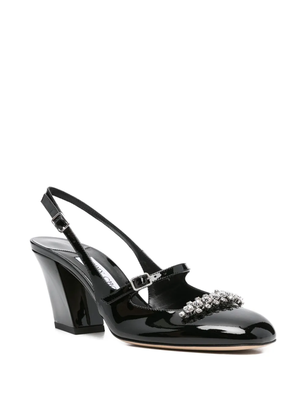 Туфли Belinda 70 с ремешком на пятке JIMMY CHOO, черный — фото 2