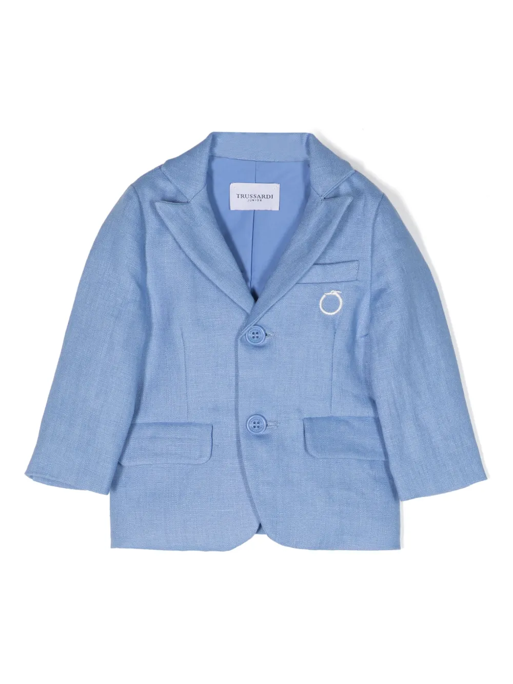 

Льняной пиджак TRUSSARDI JUNIOR, синий