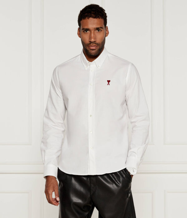 

Рубашка Regular Fit Ami Paris, белый