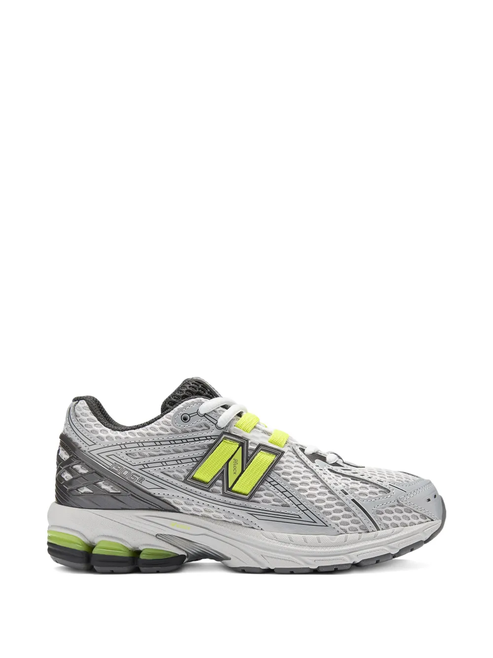 Кроссовки 1906 с металлическим эффектом и шнуровкой New Balance Kids, белый — фото 2