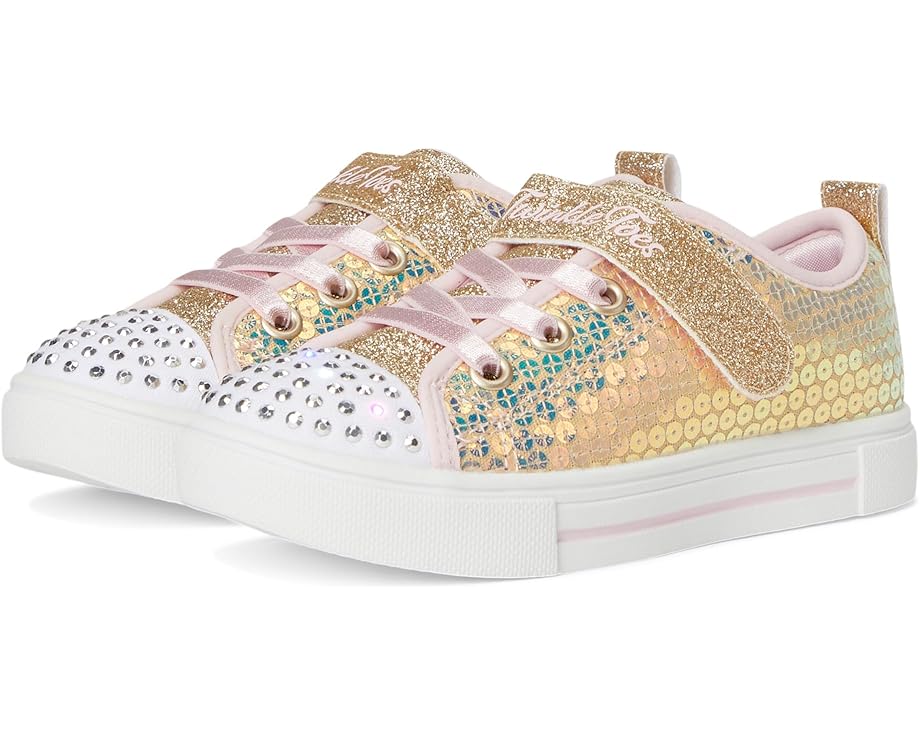 

Кроссовки SKECHERS KIDS Twinkle Sparks - Sequin Party 314812N, цвет Gold/Pink