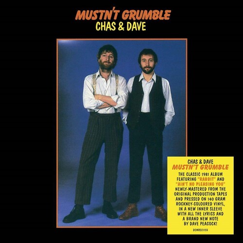 

Виниловая пластинка Chas & Dave: Mustn't Grumble - 140-Gram 'Rockney' Colored Vinyl