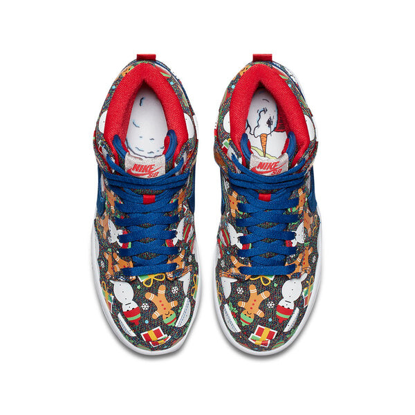 Кроссовки x concept sb dunk pro высокие Nike, синий — фото 2