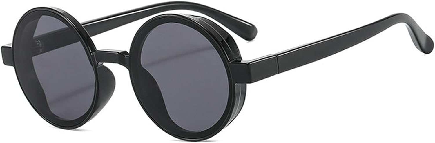 

Солнцезащитные очки Willochra Round Punk для женщин, модные градиентные солнцезащитные очки в винтажном стиле, круглые, маленькие, овальные, с защитой от УФ-излучения UV400, C1