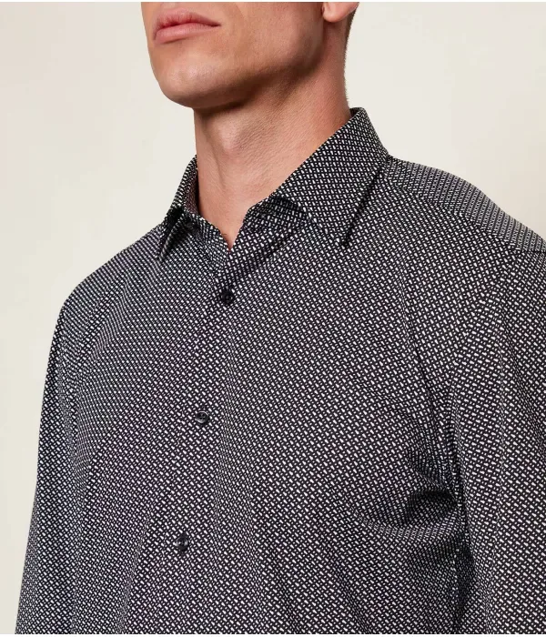Футболка P-HANK-K-261 slim fit Boss, черный — фото 4