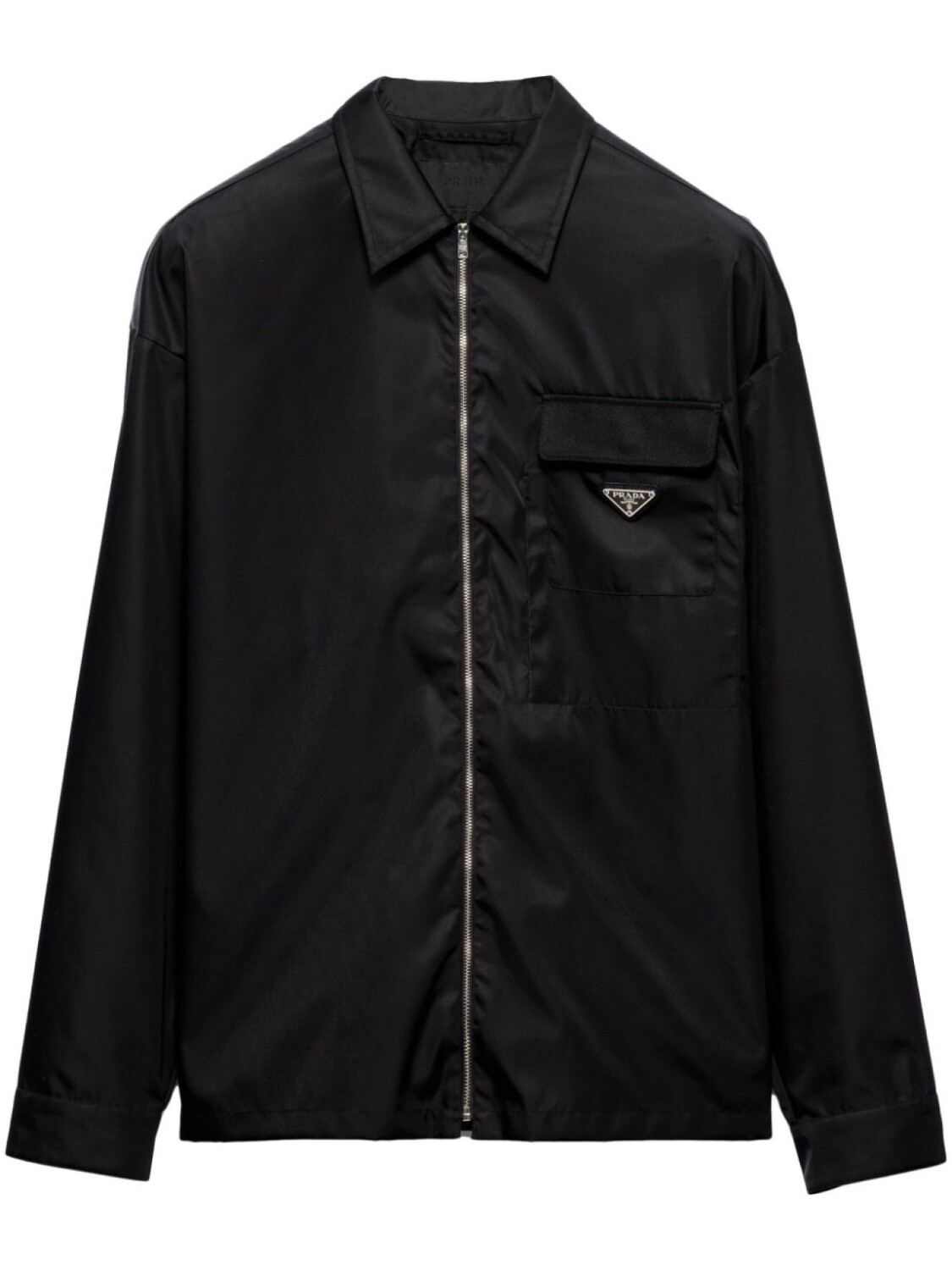 

Prada рубашка Re-Nylon, черный