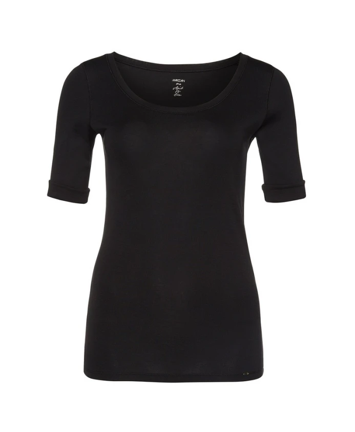 

Черная рубашка и топ для женщин Marc Cain, черный